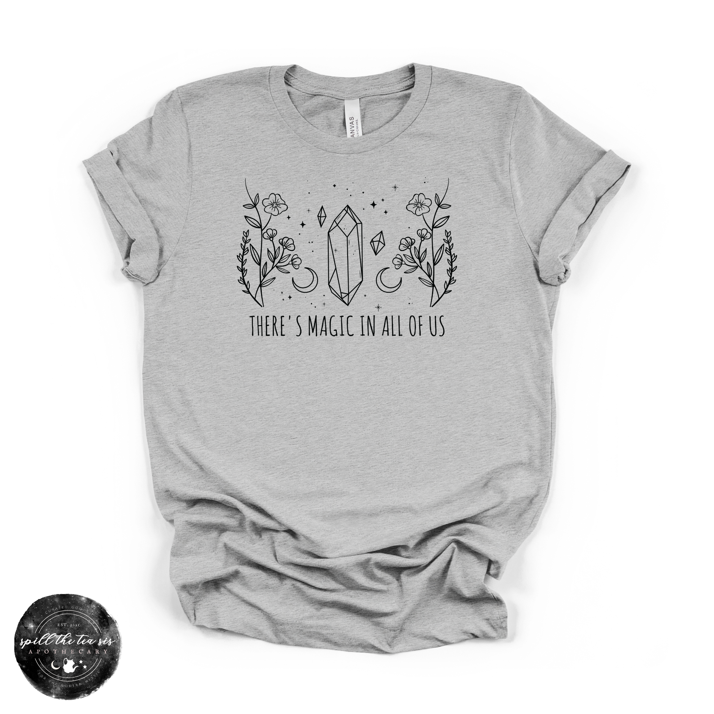 There’s Magic in All of Us Tee (BLACK DESIGN) | Inspirational Graphic T-Shirt