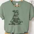 Schnauzer Meditate Yoga T-Shirt