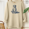 Australian Shepherd Aussie Meditate Yoga Sweatshirt