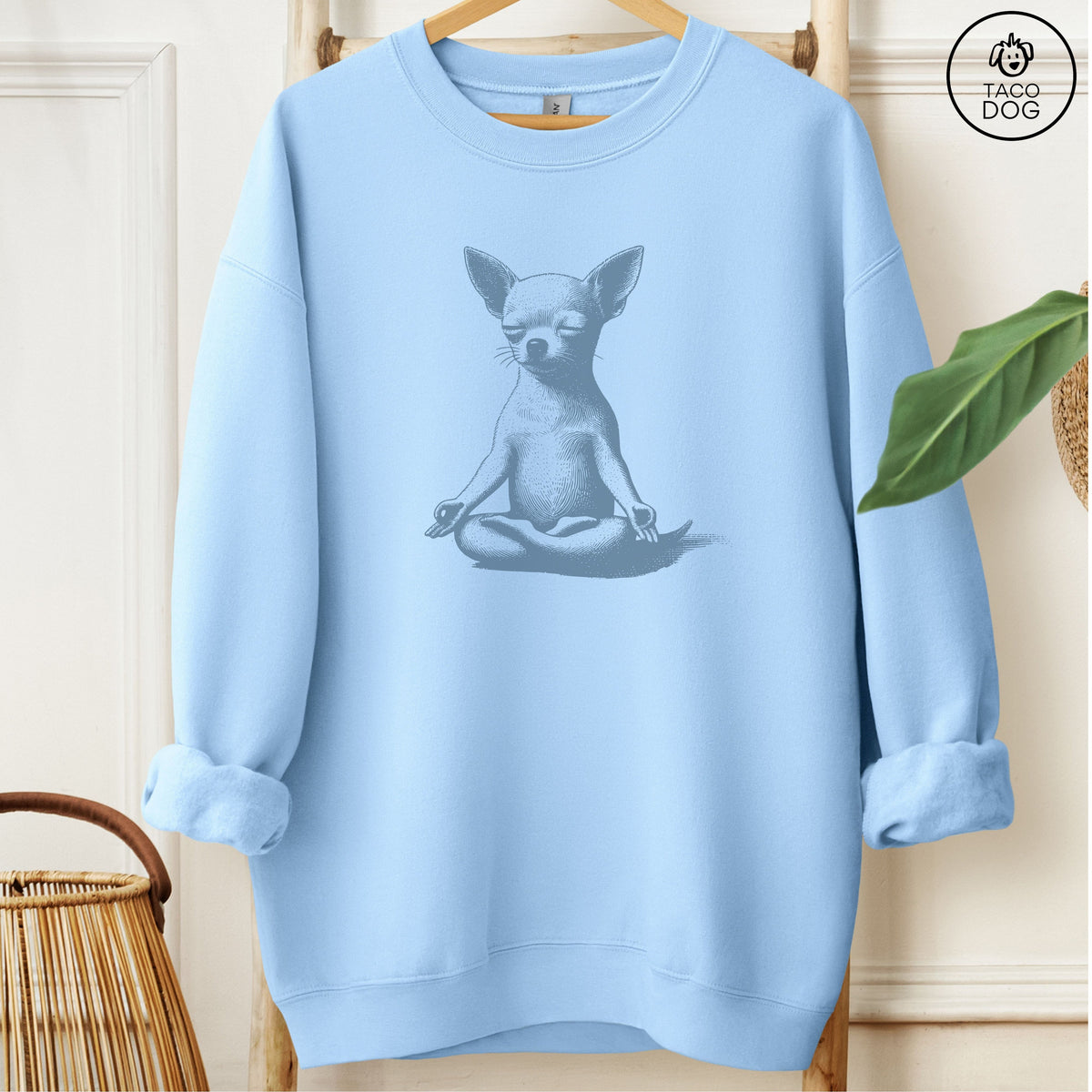 Chihuahua Meditate Yoga Sweatshirt