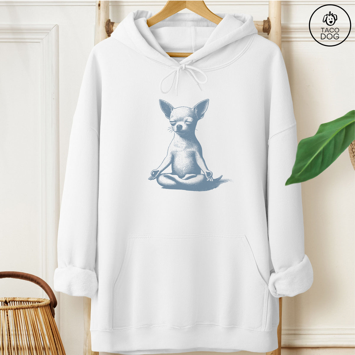 Chihuahua Meditate Yoga Hoodie