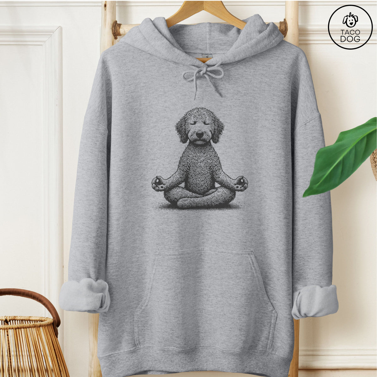 Doodle Meditate Yoga Hoodie