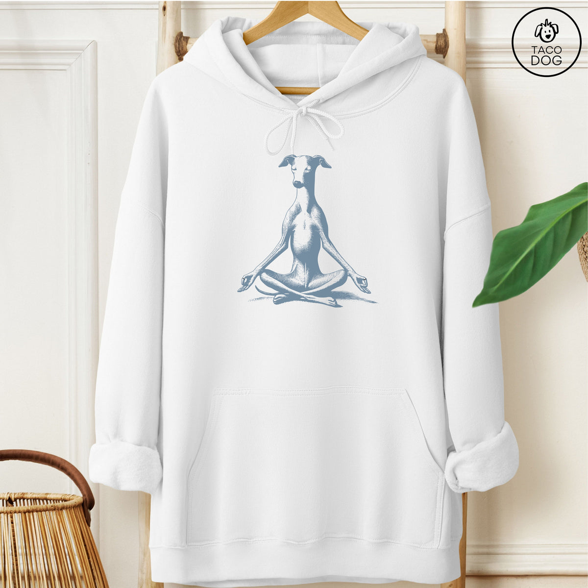 Italian Greyhound Whippet Iggy Meditate Yoga Hoodie