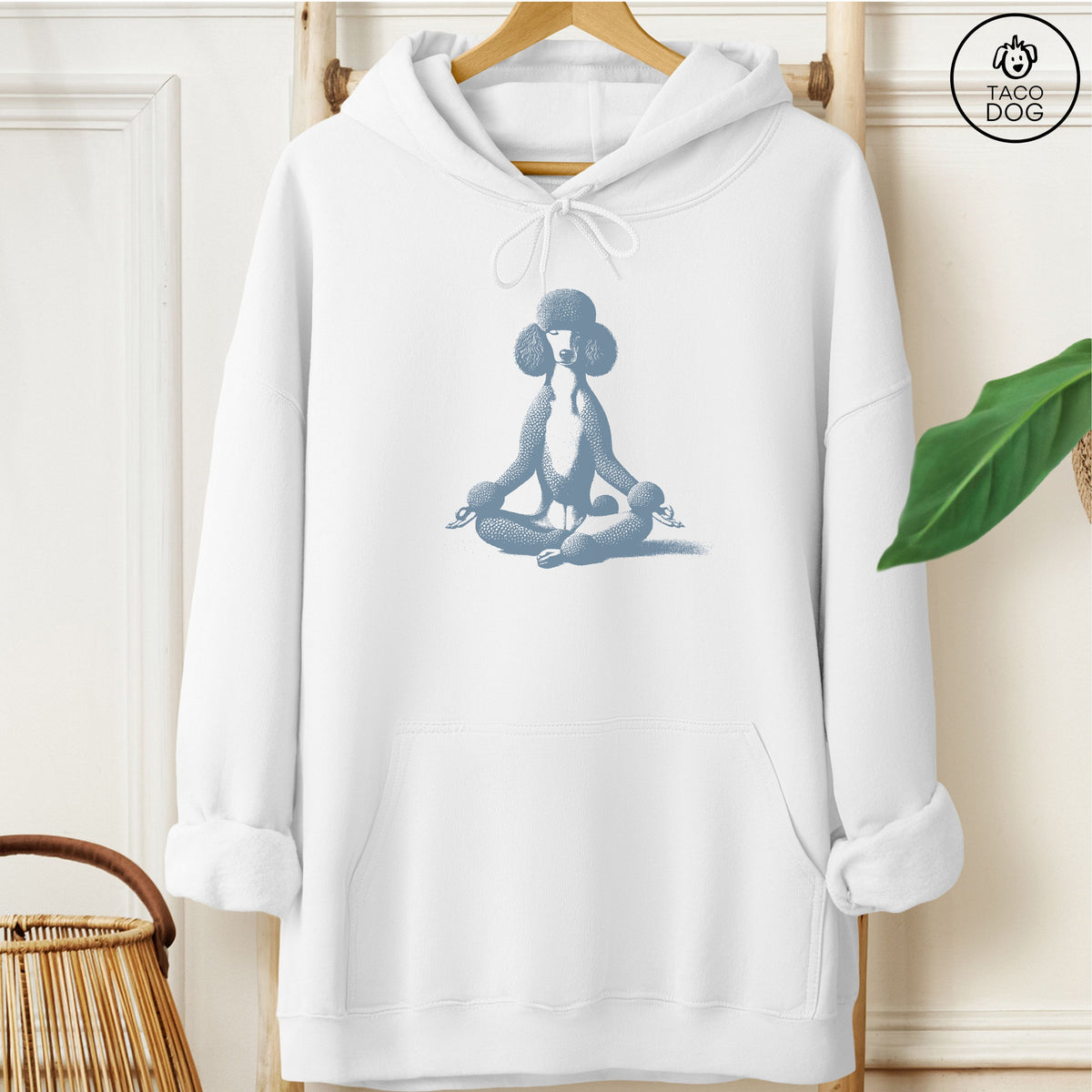 Poodle Meditate Yoga Hoodie