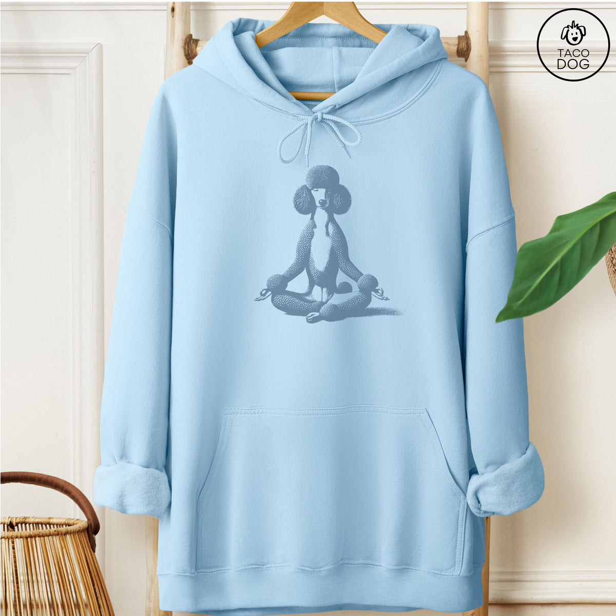 Poodle Meditate Yoga Hoodie
