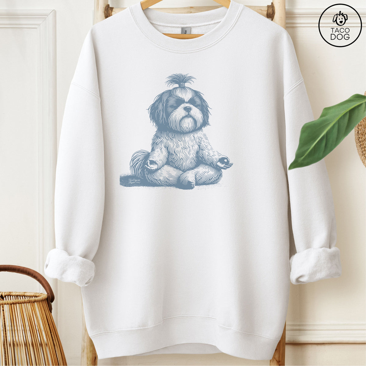 Shih Tzu Meditate Yoga Sweatshirt