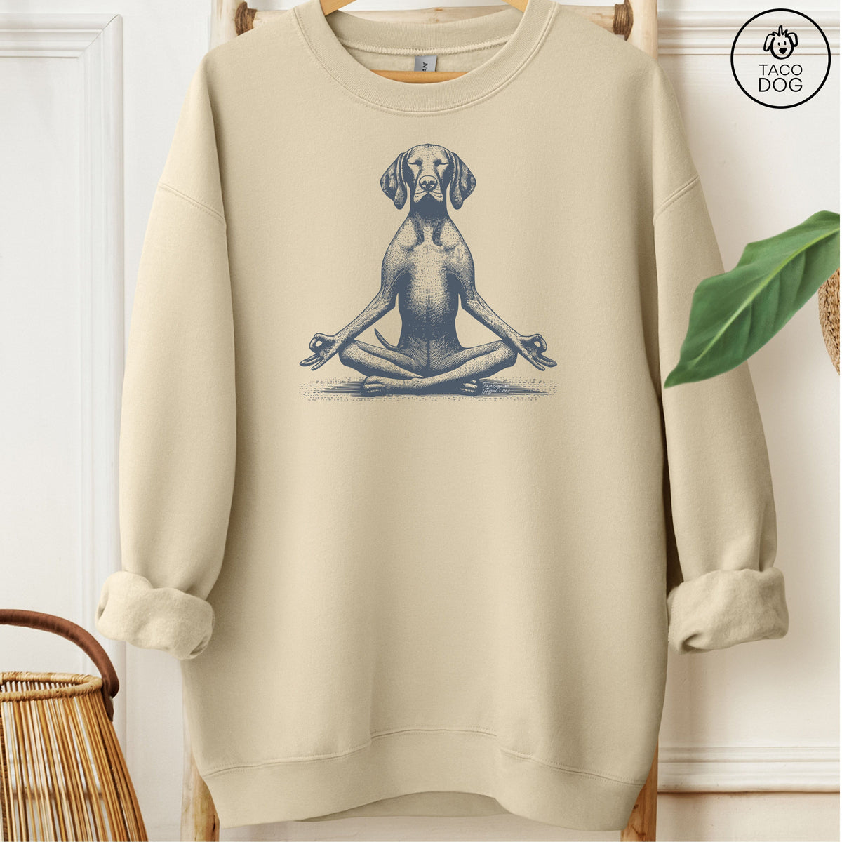 Vizsla Meditate Yoga Sweatshirt