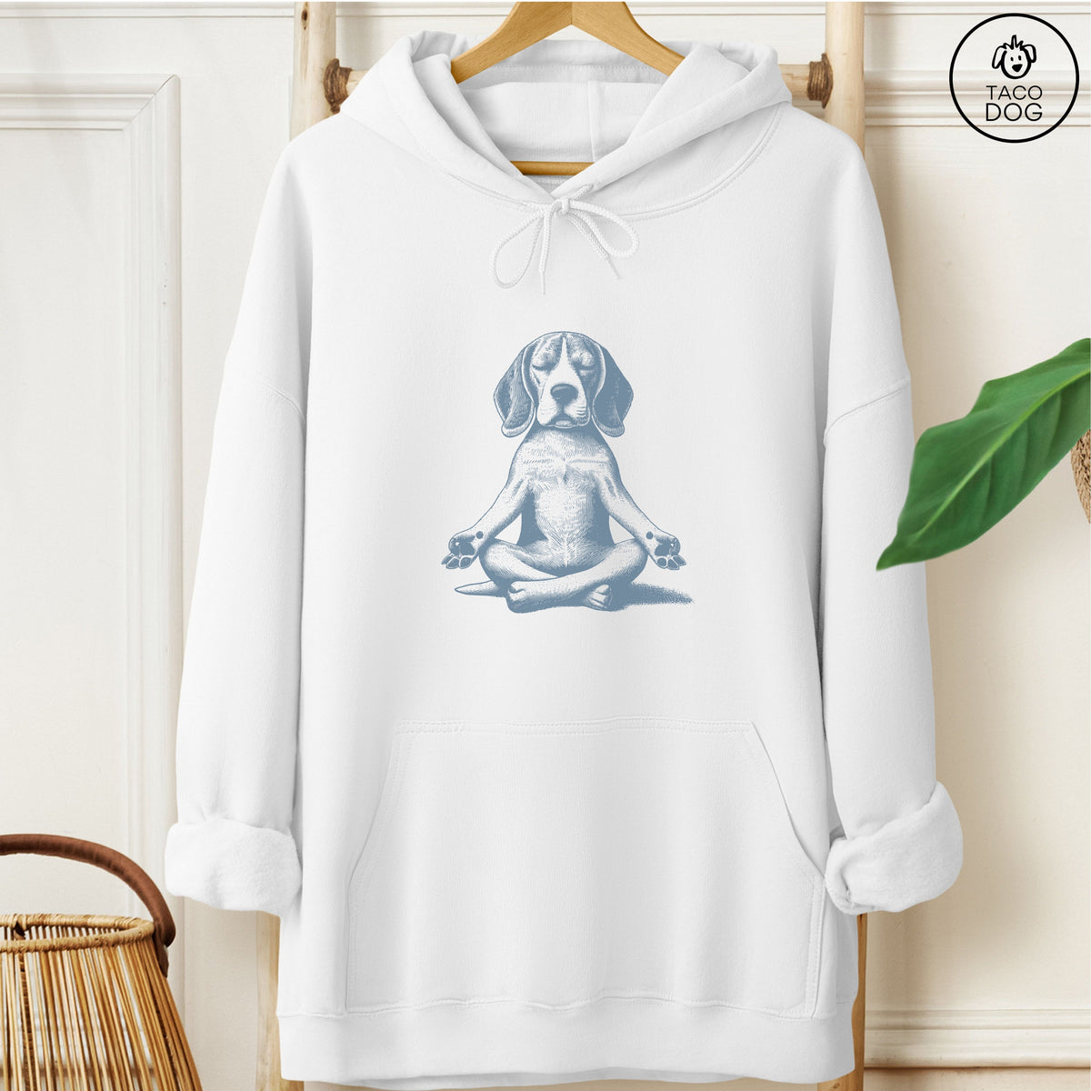 Beagle Meditate Yoga Hoodie