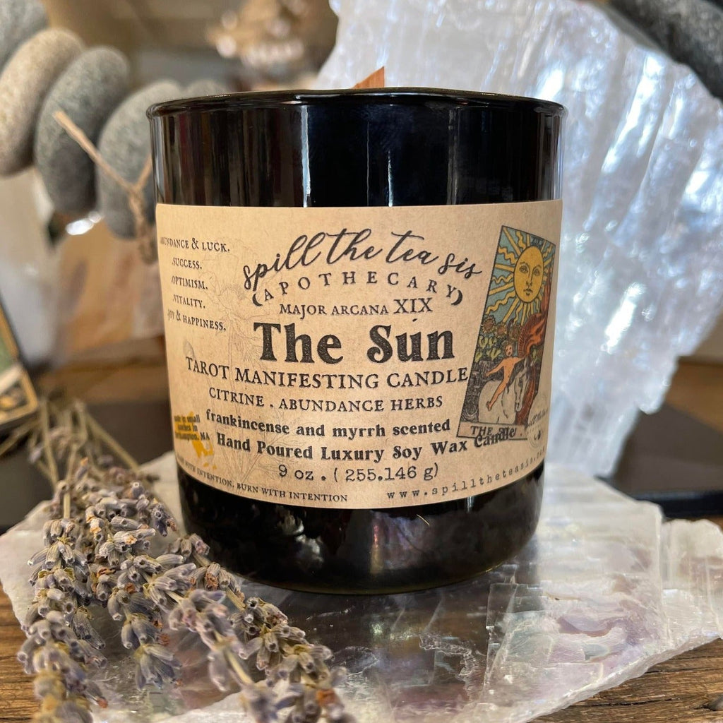 The Sun Tarot Candle | Joy & Confidence Manifestation Candle