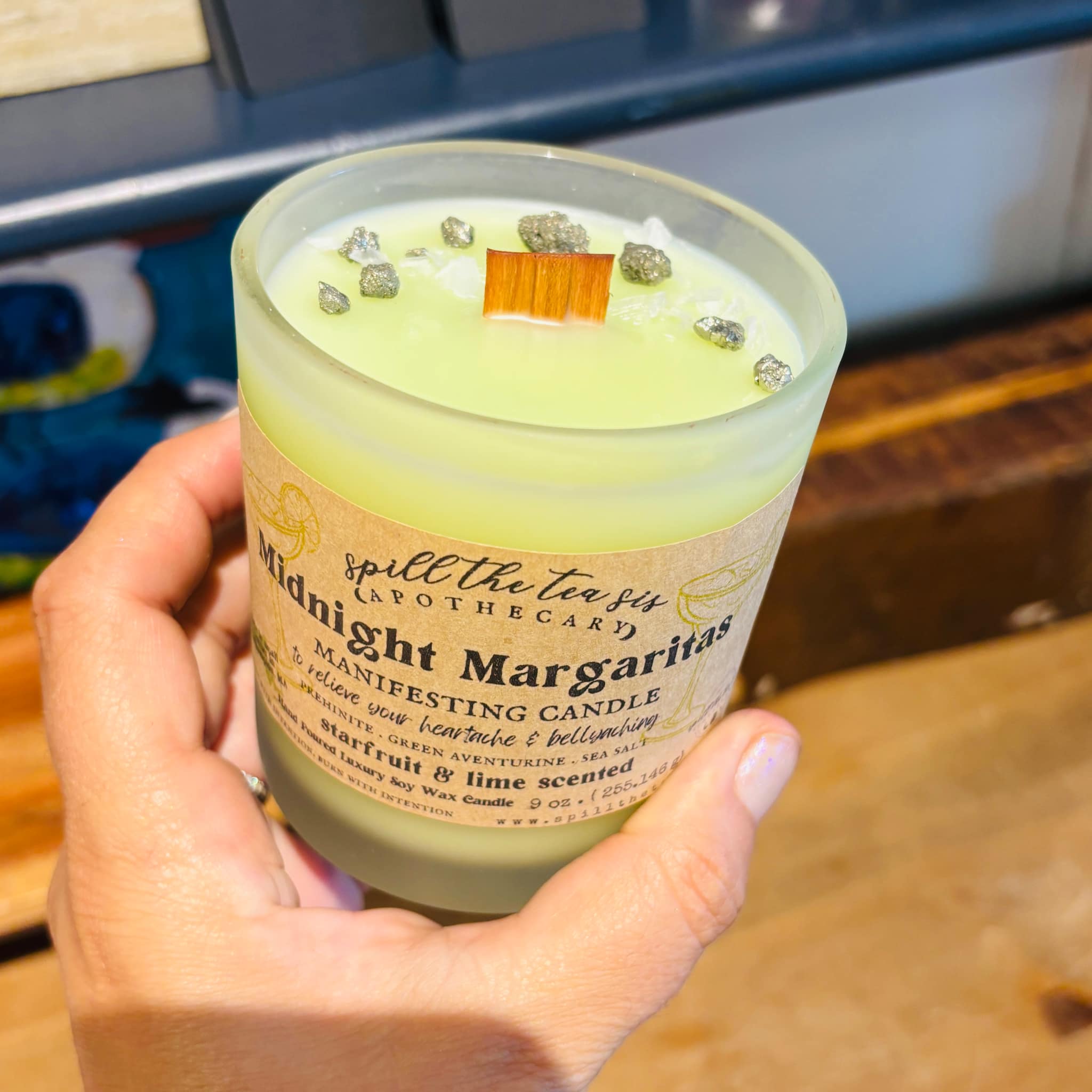Midnight Margarita's Candle - 9oz - JAR COLOR MAY VARY