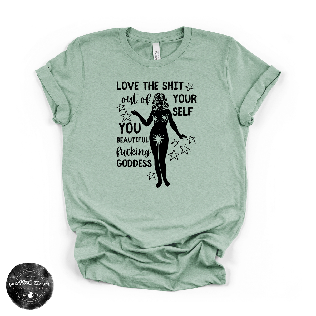 Beautiful F*cking Goddess Tee | Empowerment Graphic T-Shirt