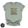 Empower Women Tee | Feminine Strength Graphic T-Shirt
