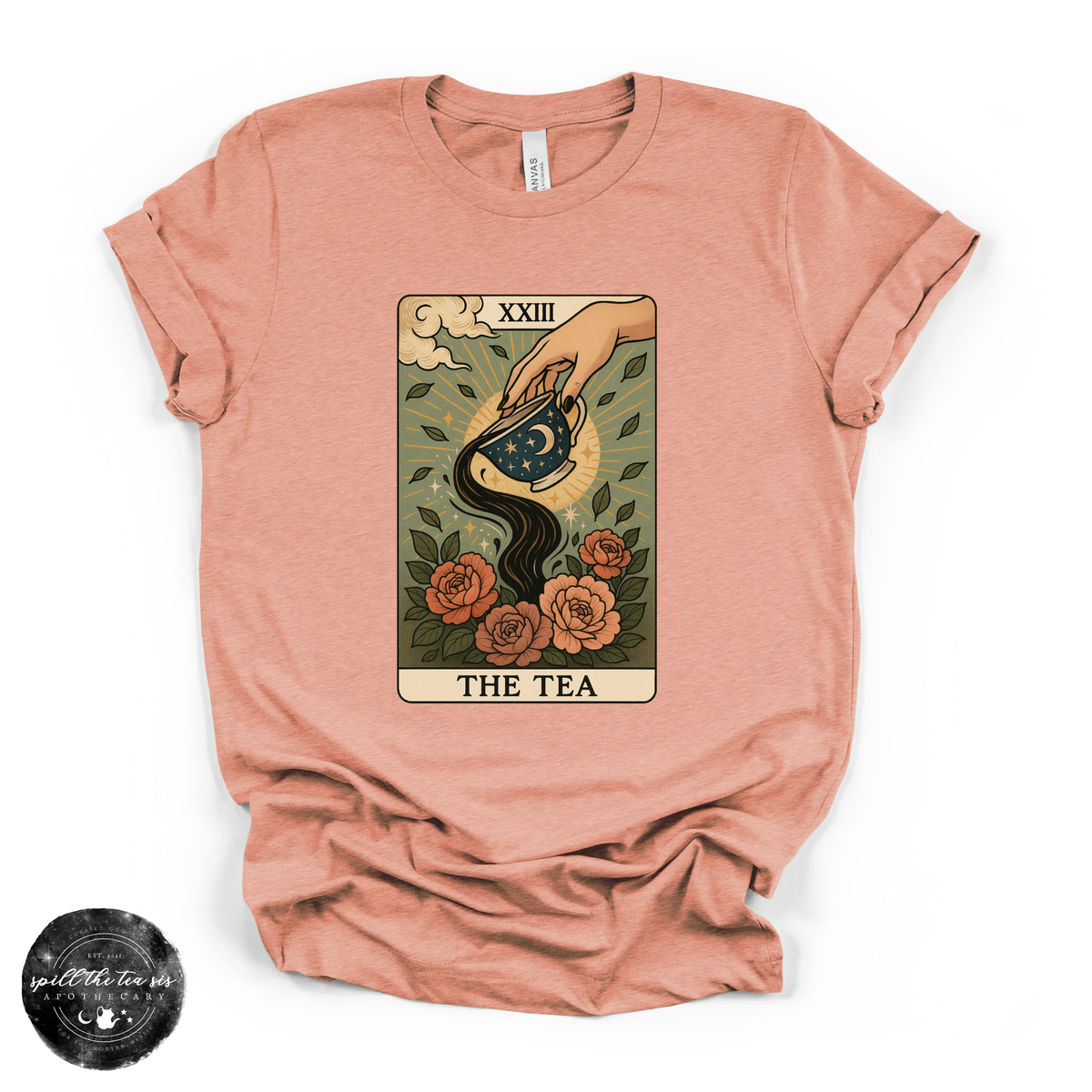 The Tea Tarot Card Tee | Witchy Tarot Graphic T-Shirt