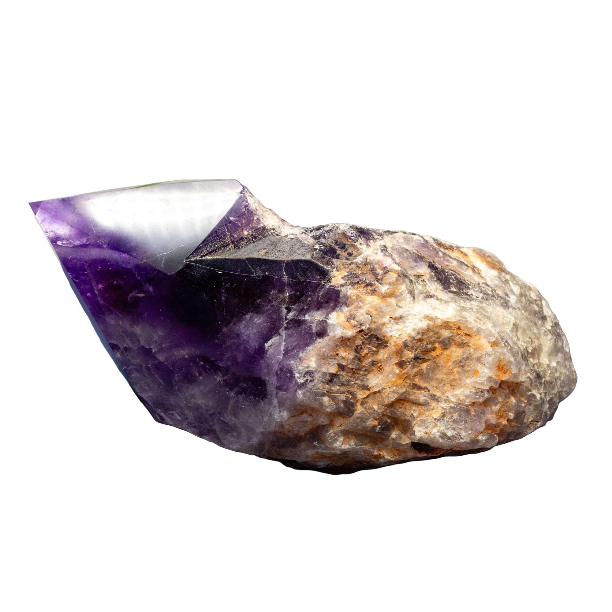Amethyst Crystal Tooth Point Natural Formation Specimen