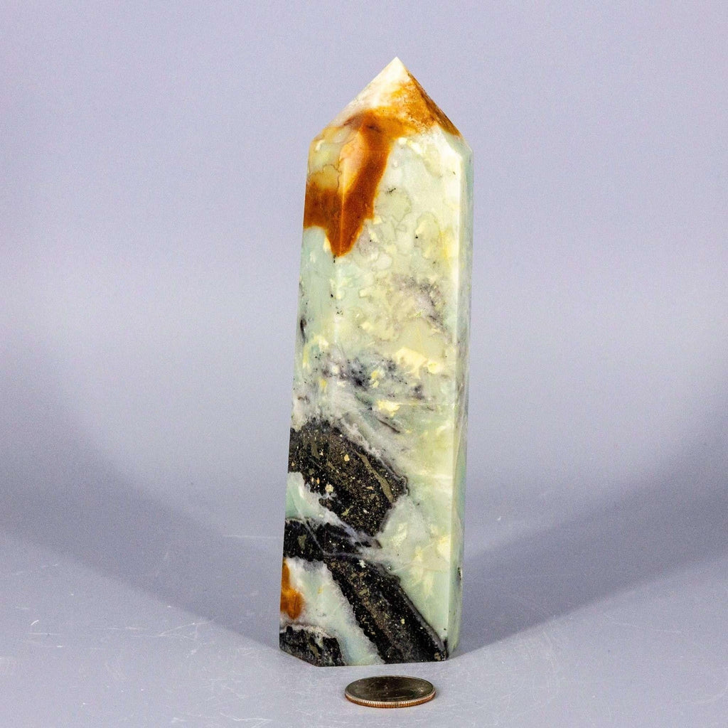 Caribbean Calcite Tower XXL | Polished Crystal Tower