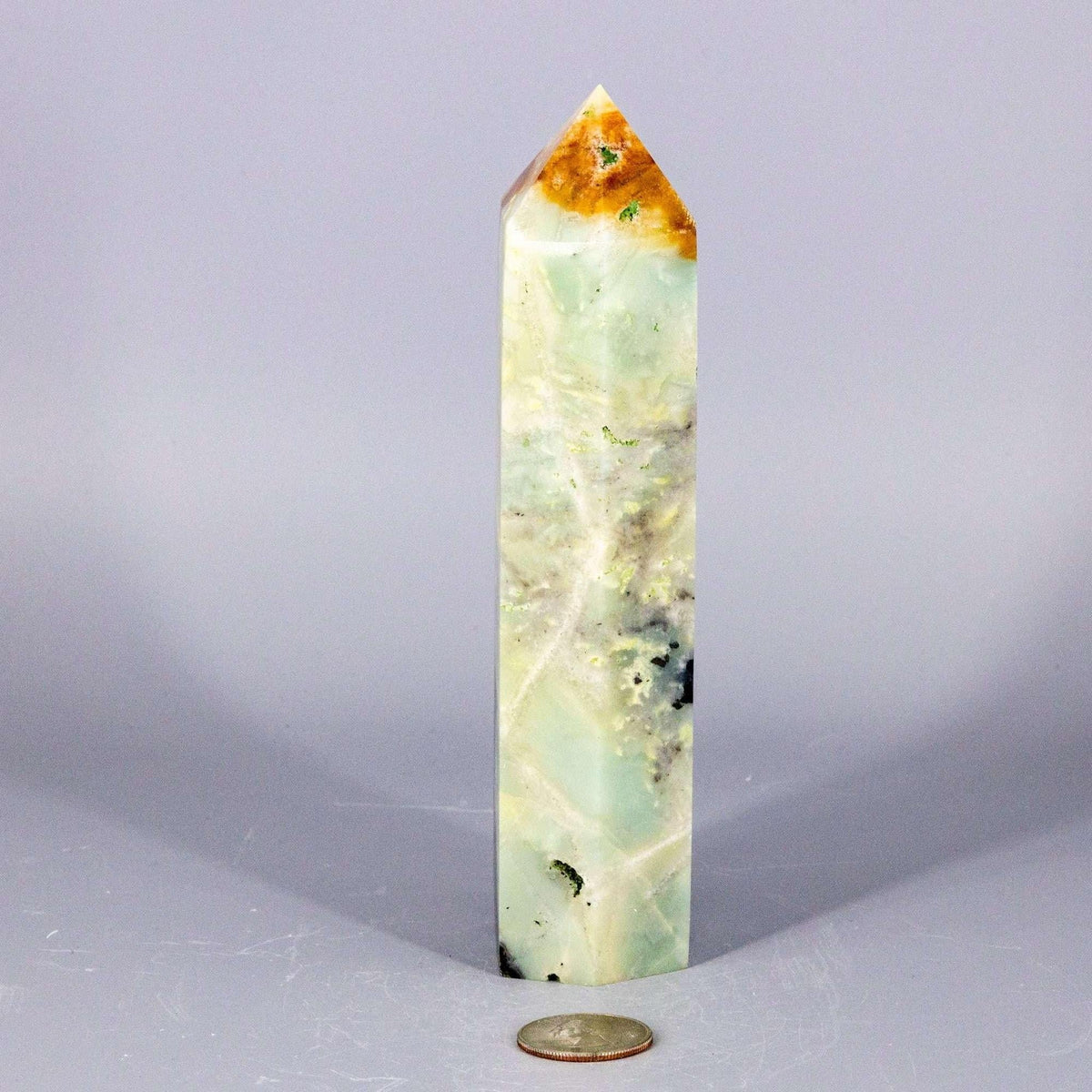 Caribbean Calcite Tower XXL | Polished Crystal Tower