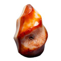 Carnelian Agate Crystal Flame Hand Carved Sacral Chakra
