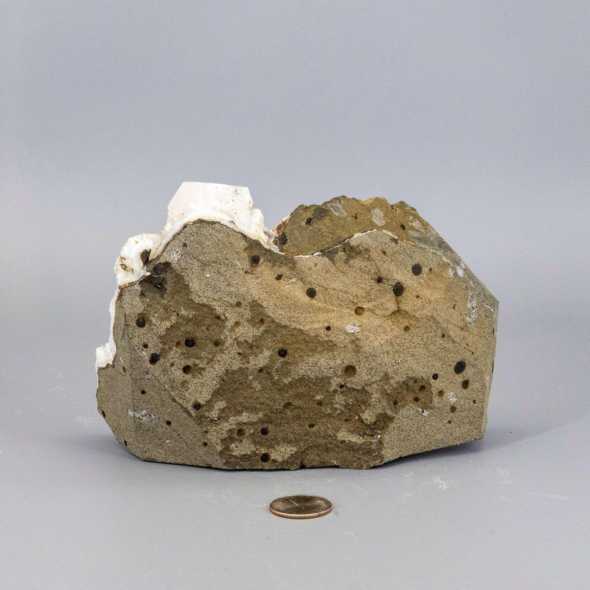 Chalcedony Crystal Cluster Apophyllite Knob Two Mineral
