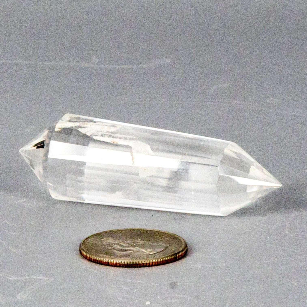 Clear Quartz Crystal 24-Faceted Vogel Wand Precision