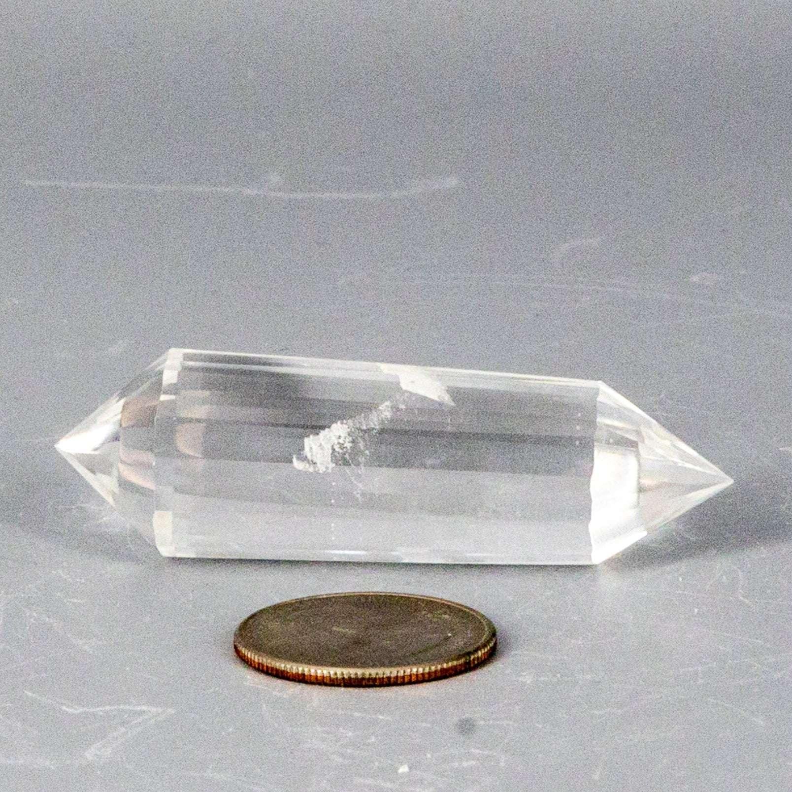 Clear Quartz Crystal 24-Faceted Vogel Wand Precision