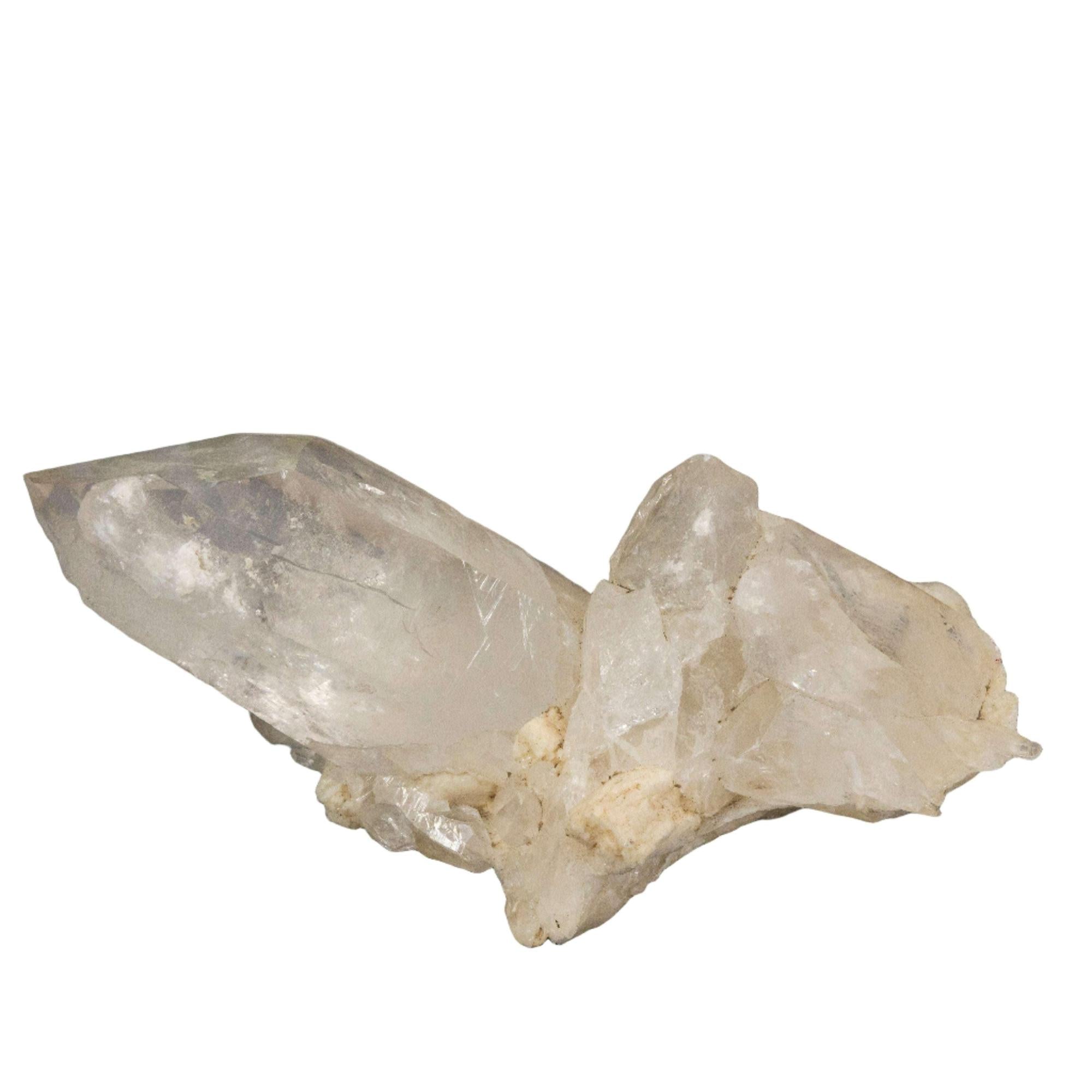 Clear Quartz Crystal Cluster Natural Point Formation