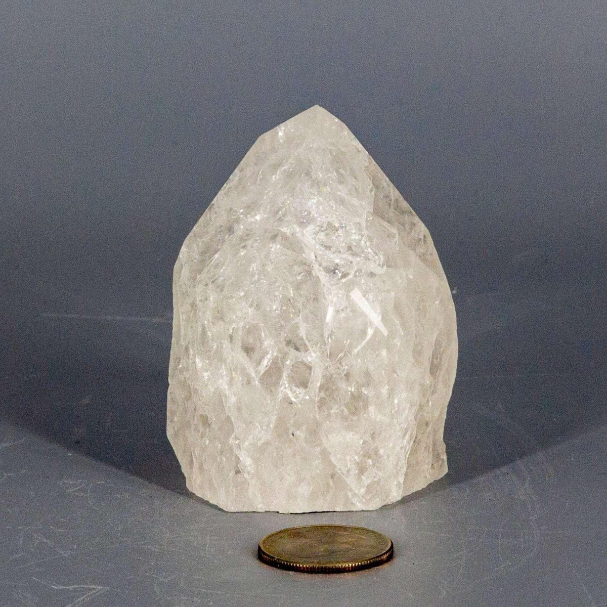Crackle Quartz Point 234g 2.75 Inch Master Healer