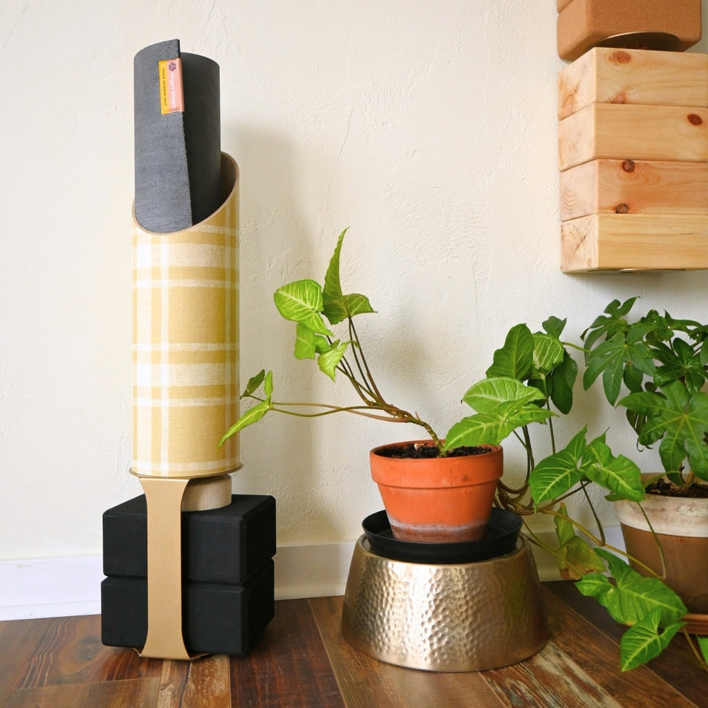 Yoga Storage Tube | Dad Plaid