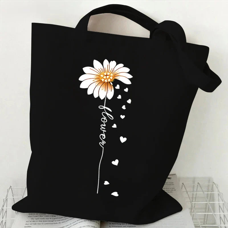 Witchy Floral & Moon Tote Bags