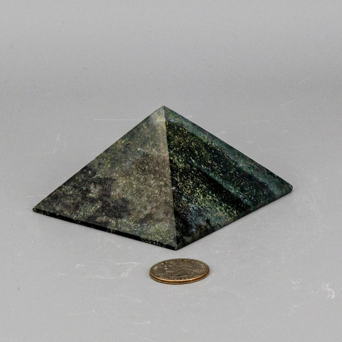 Green Jasper Pyramid