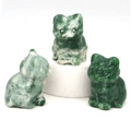 Crystal Cat Statues