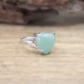 Crystal Heart Rings