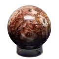 Hematoid Fire Quartz Crystal Sphere Polished Hematite