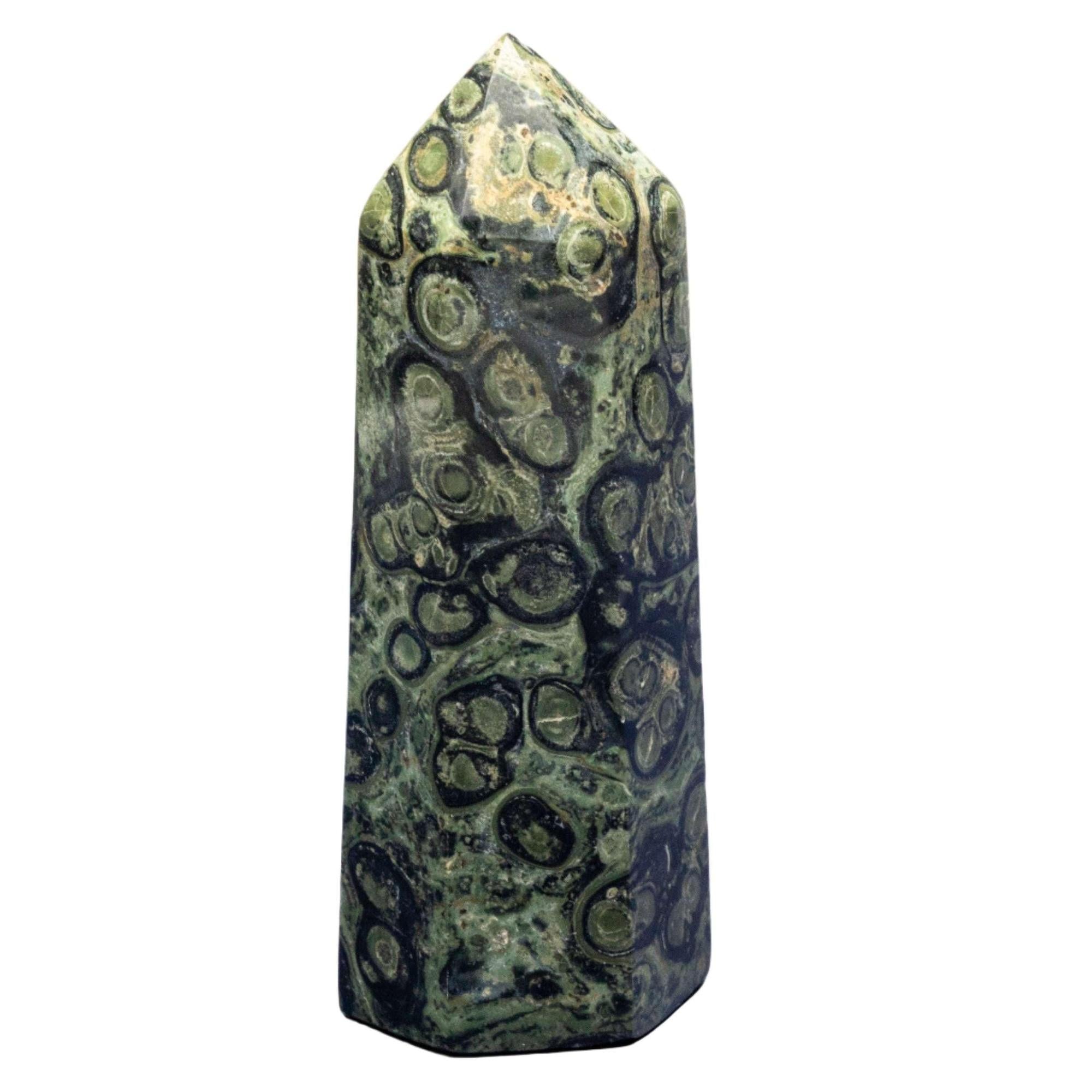 Kambaba Jasper Crystal Tower Root & Heart Chakra