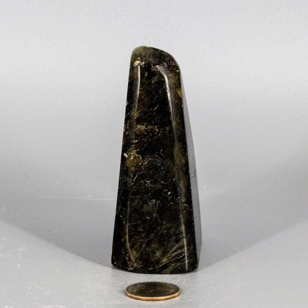 Labradorite Crystal Freeform Polished Blue Flash Madagascar