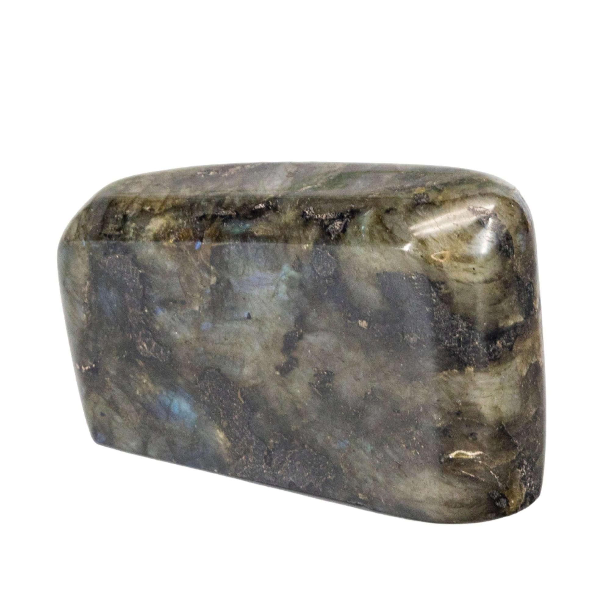 Labradorite Crystal Freeform Polished Labradorescent Flash