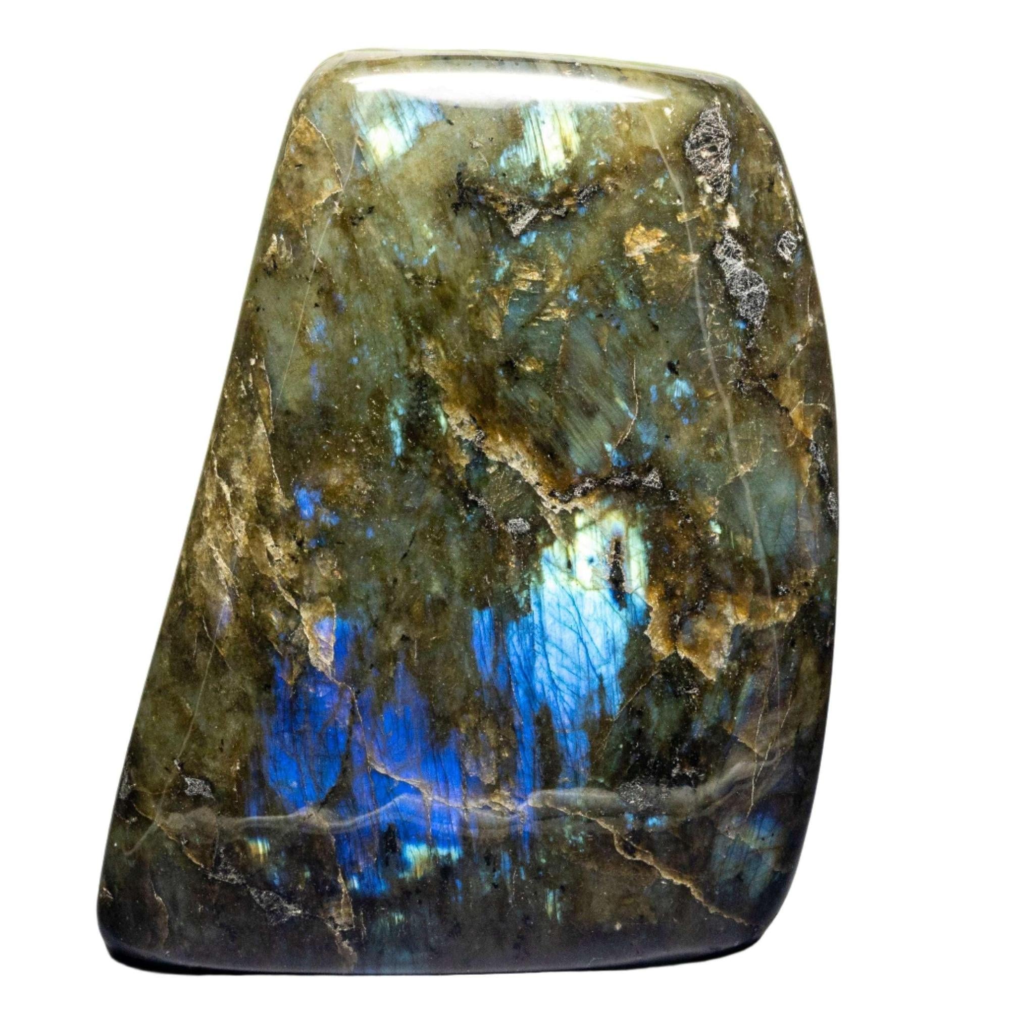 Labradorite Crystal Freeform XL Polished Labradorescent