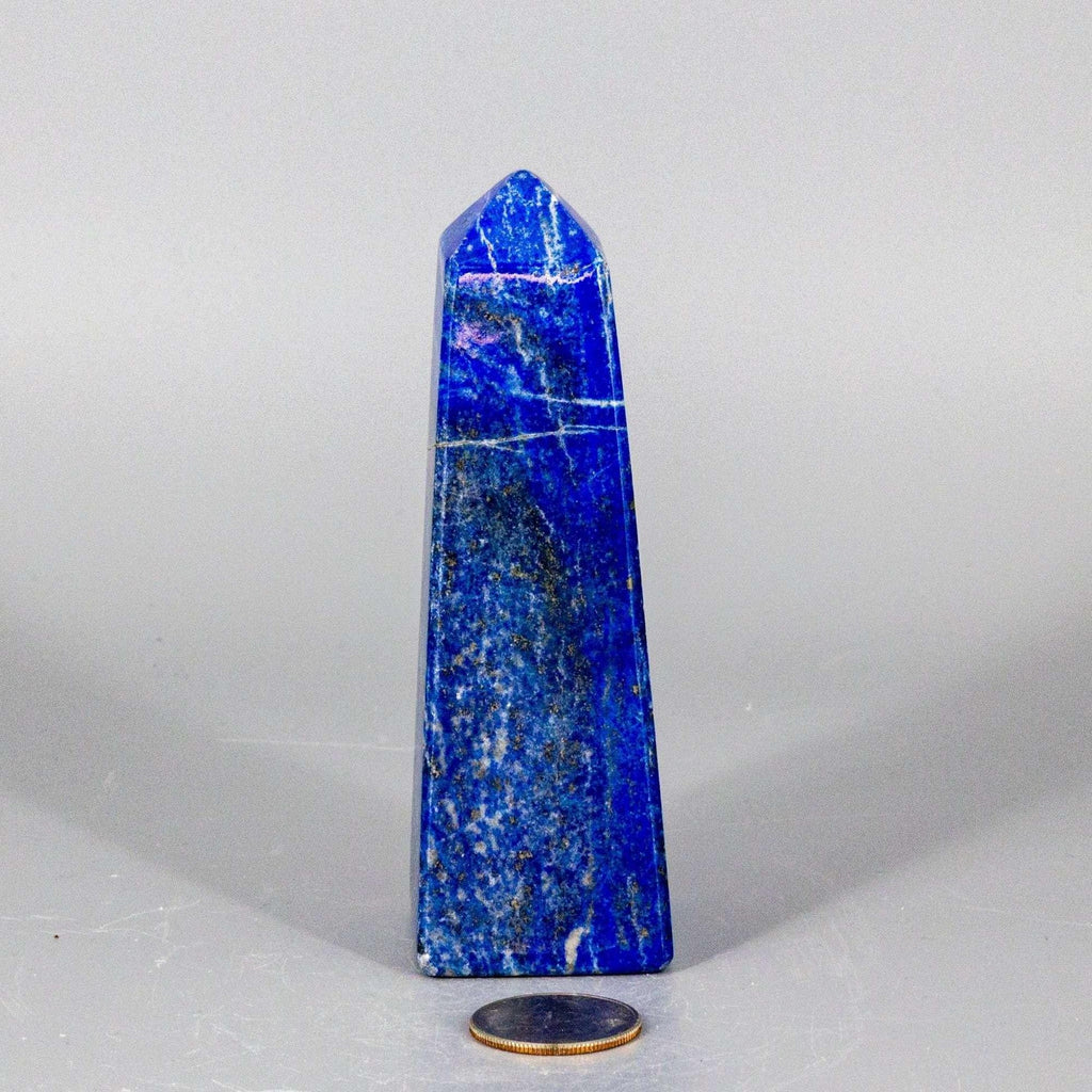 Lapis Lazuli Crystal Obelisk Tower for Wisdom & Truth