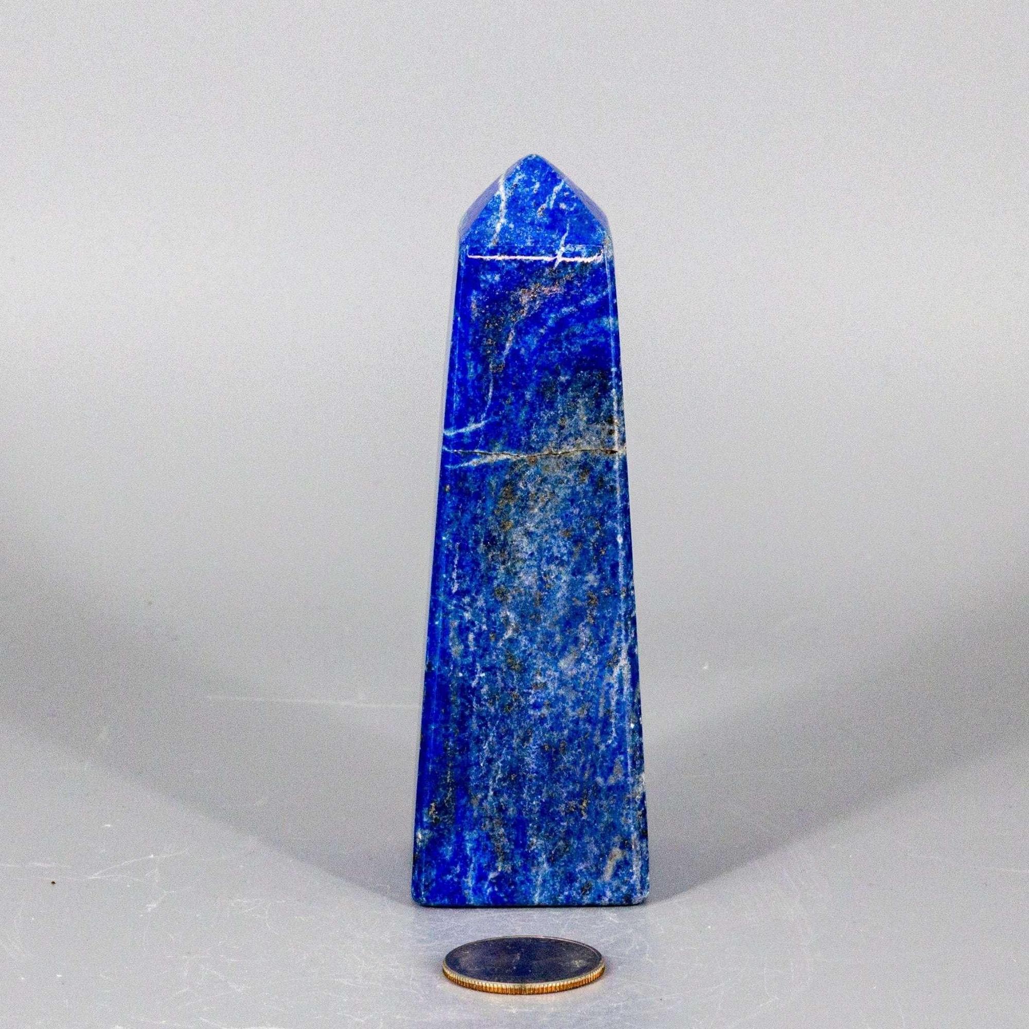 Lapis Lazuli Crystal Obelisk Tower for Wisdom & Truth