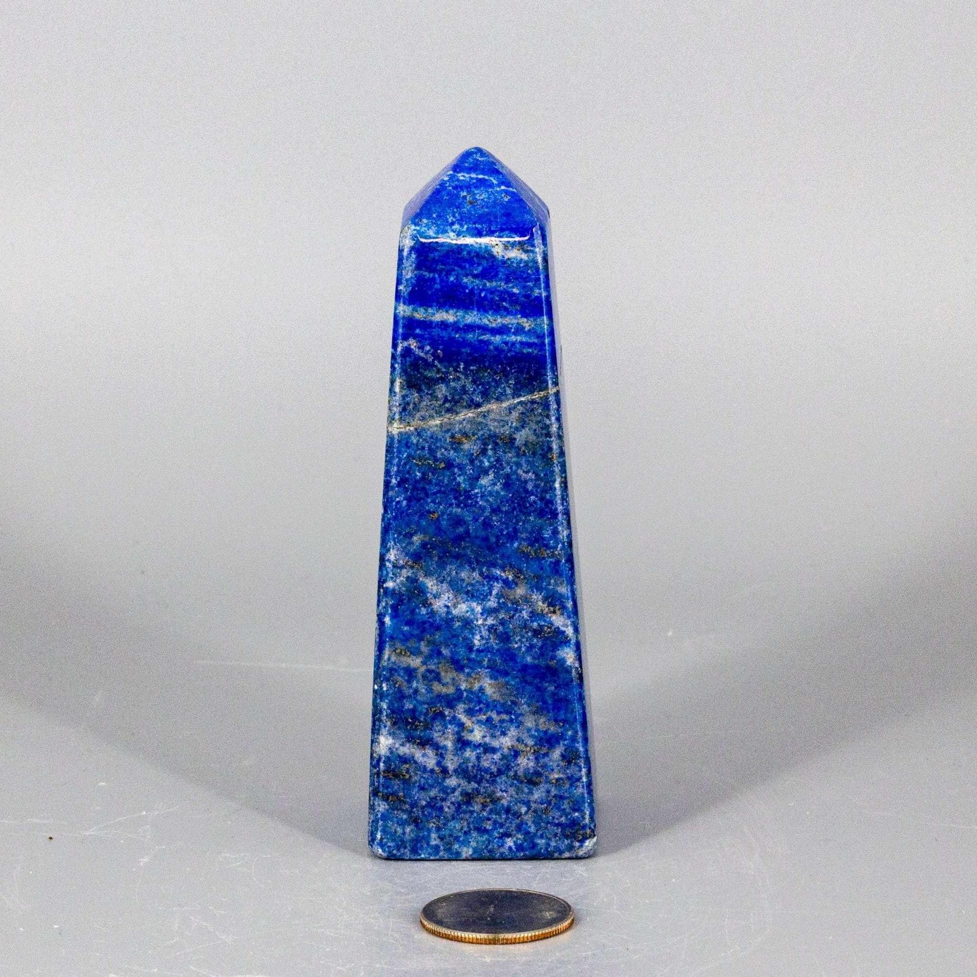 Lapis Lazuli Crystal Obelisk Tower for Wisdom & Truth