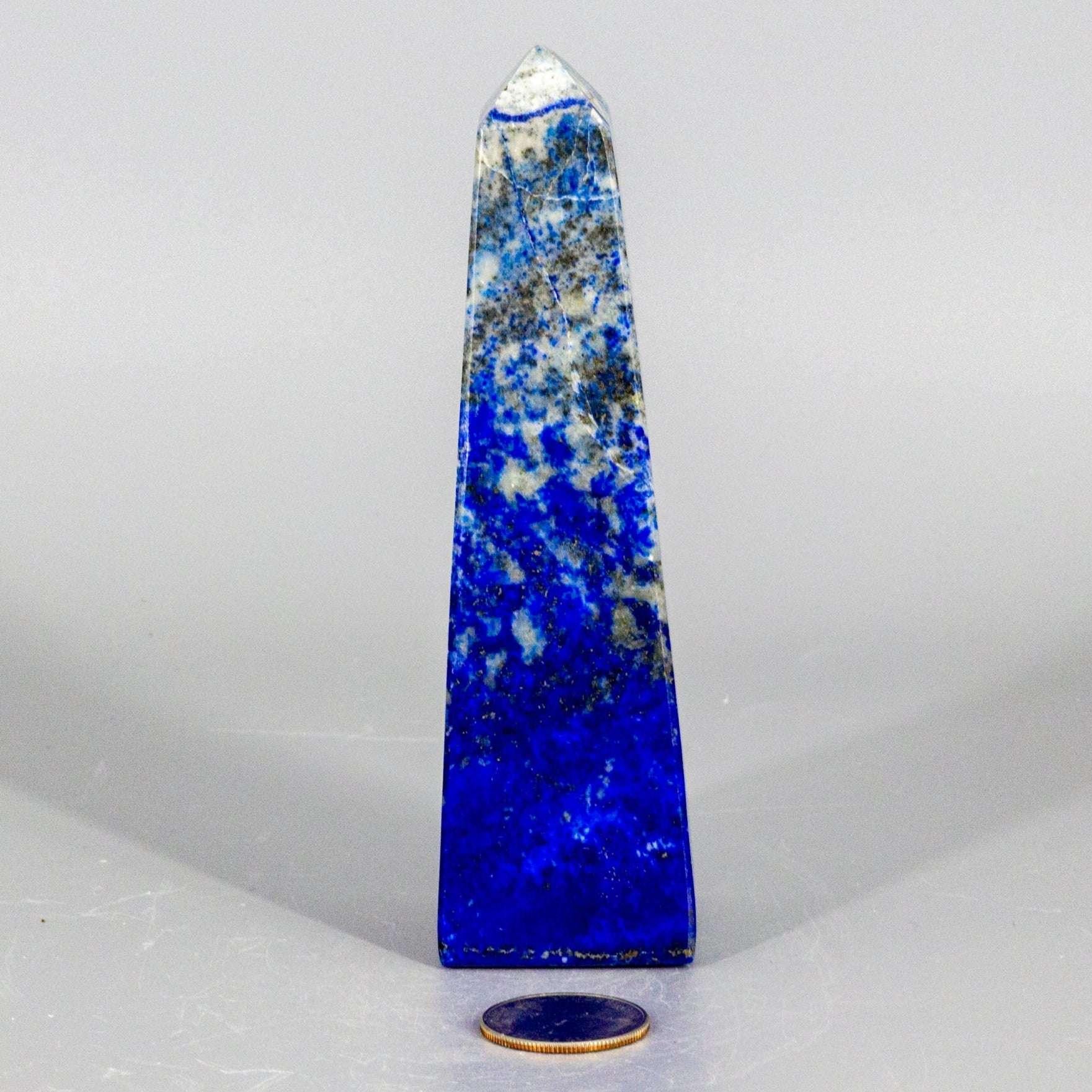 Lapis Lazuli Crystal Tower Obelisk Polished Gemstone