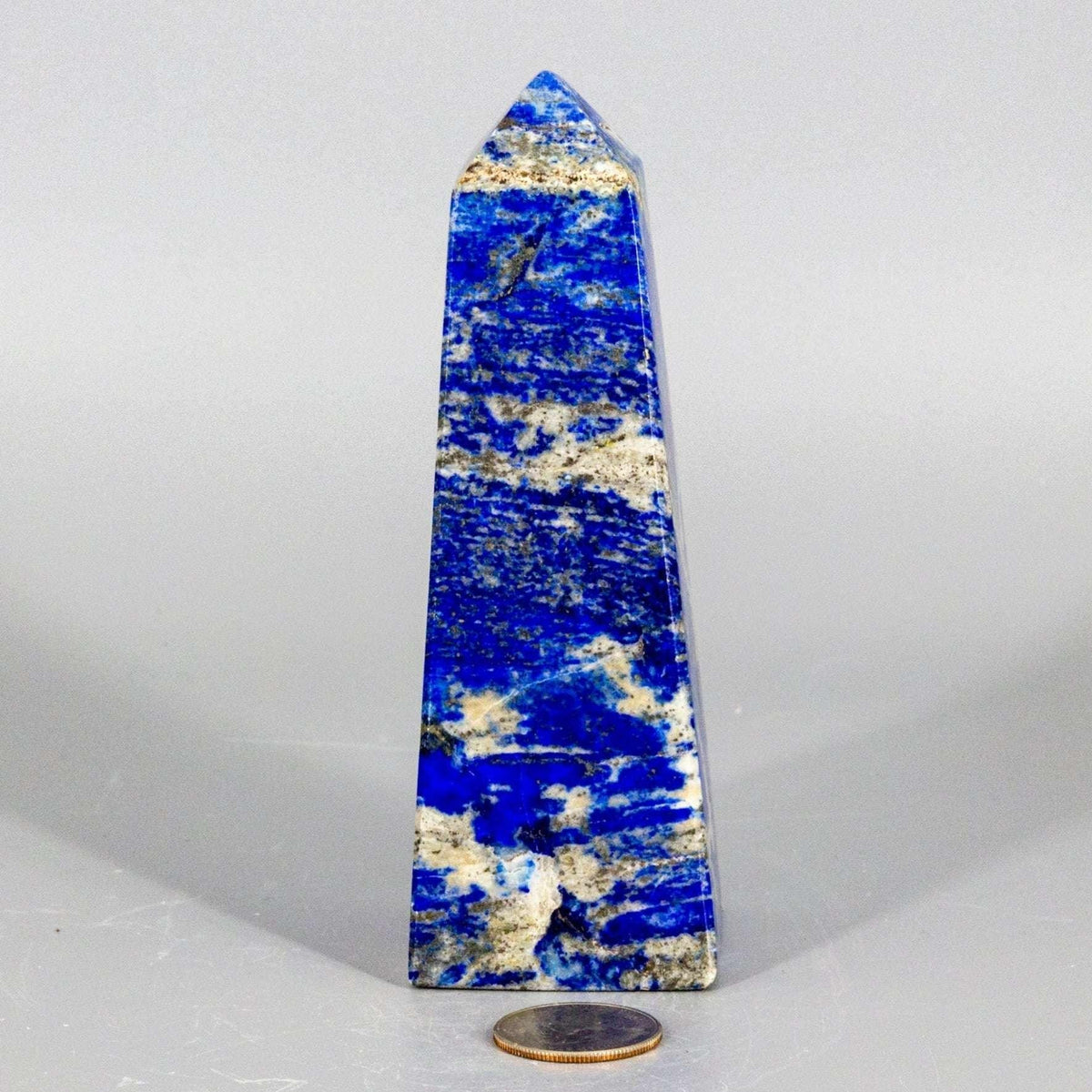 Lapis Lazuli Crystal Tower Obelisk Polished Gemstone
