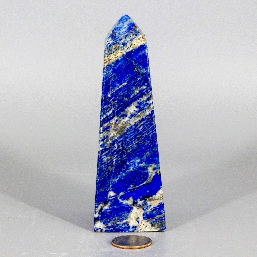 Lapis Lazuli Crystal Tower Obelisk Polished Gemstone