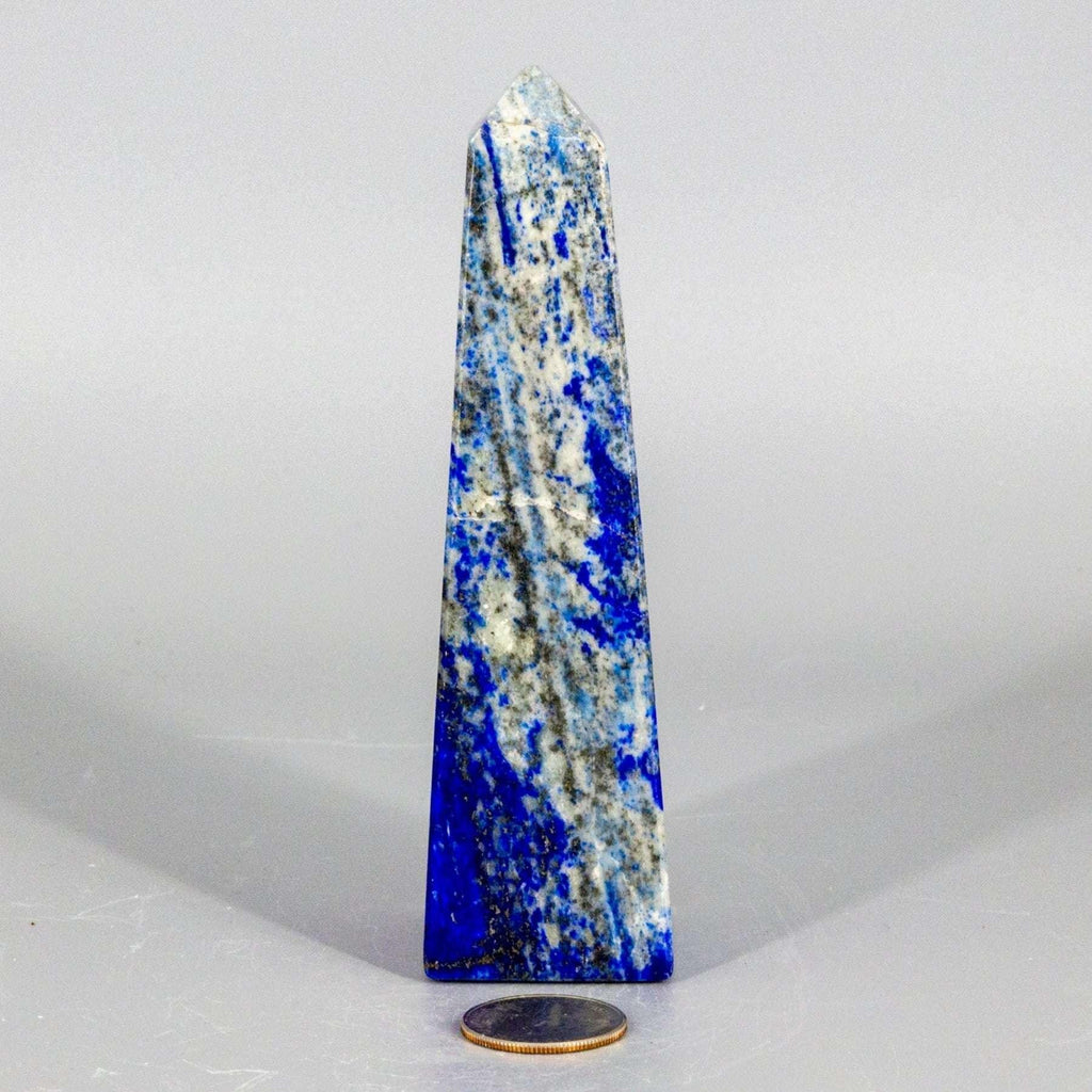 Lapis Lazuli Crystal Tower Obelisk Polished Gemstone