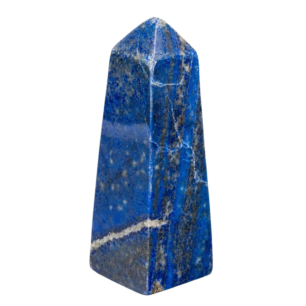 Lapis Lazuli Crystal Tower Obelisk Polished Gemstone