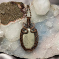 Magnesite Wire Wrap Pendant
