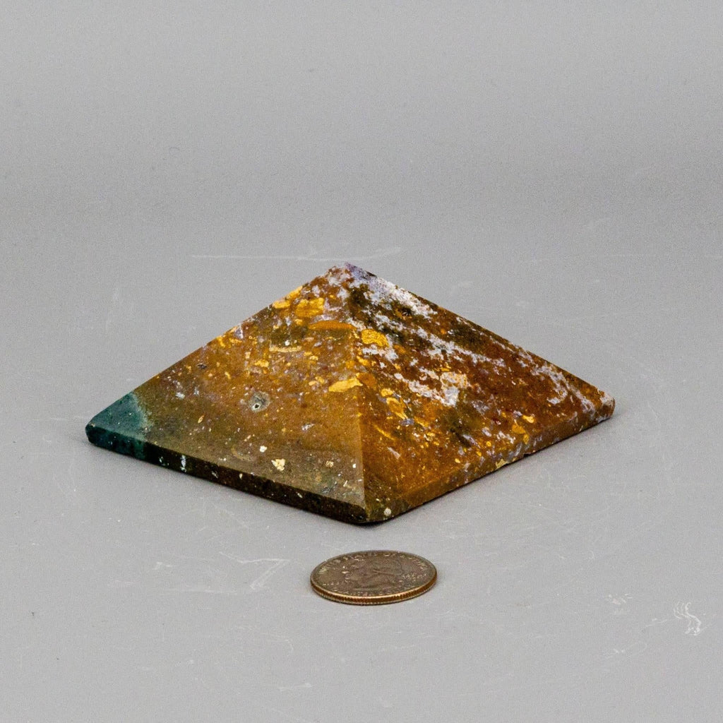 Ocean Jasper Crystal Pyramid Orbicular Madagascar Joy