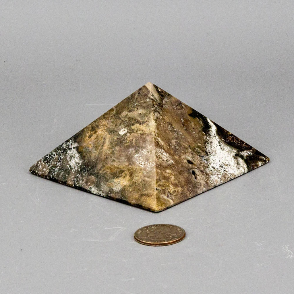 Ocean Jasper Crystal Pyramid Polished 356g Specimen