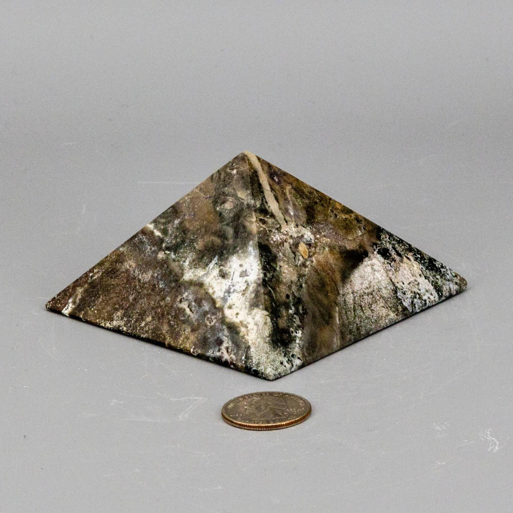 Ocean Jasper Crystal Pyramid Polished 356g Specimen