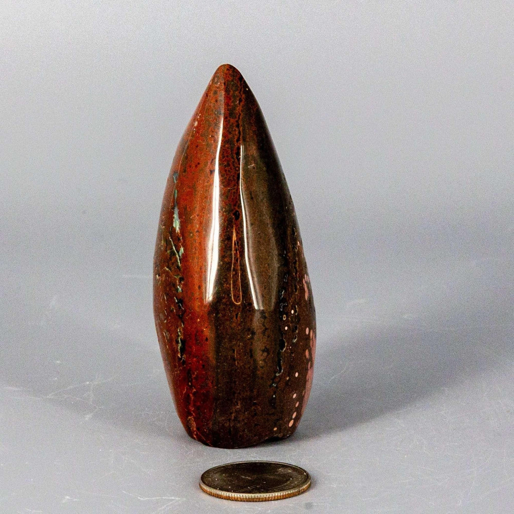 Ocean Jasper Crystal Torch Freeform Polished Collector