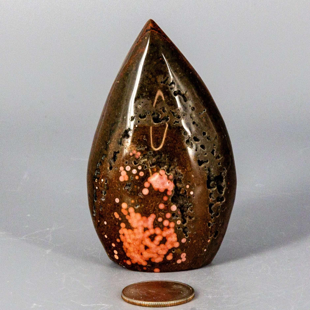 Ocean Jasper Crystal Torch Freeform Polished Collector